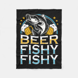 Cobertor De Velo Beer Fishy Fishy Pesca Pão Pescador Ret