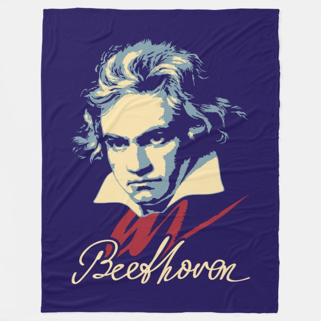 Cobertor De Velo Beethoven (Frente)