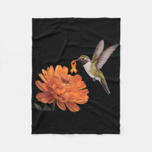Cobertor De Velo Beija-flor Girassol Margarida Fita Laranja Leucemi