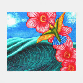 Cobertor De Velo Beija-flor Oceano