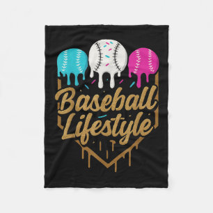 Cobertor De Velo Beisebol Estilo de Vida 101 Roupa Jovens Baseball