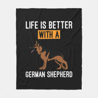 Cobertor De Velo Bekeeper Art Com Um German shepherd