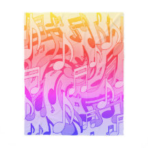 Belas Músicas Cores Felizes Notas Musicais Animada