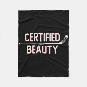 Cobertor De Velo Beleza Certificada Piada de Hockey no Gelo Gíria W