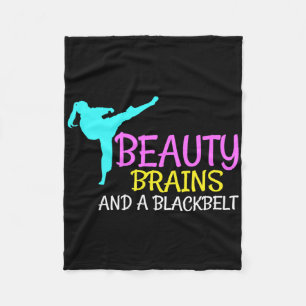 Cobertor De Velo Beleza Crença Negra Belt Karate Artes Marciais Pre
