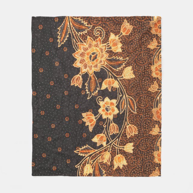 Cobertor De Velo Beleza de Batik, Indonésia malaia (Frente)