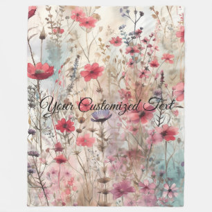 Cobertor De Velo Beleza Selvagem Tecida: Moda feita por Flores Selv