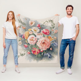 Cobertor De Velo belga Floral Elegance