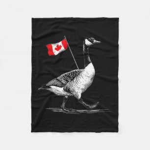 Cobertor De Velo Belo Canadá Animal Com Bandeira Para Alas De Ganso