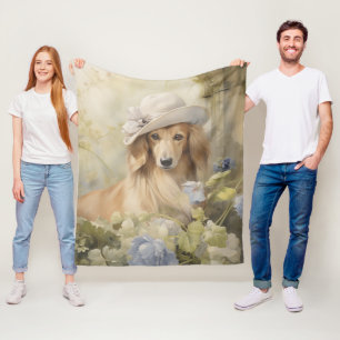 Cobertor De Velo Belo Dachshund