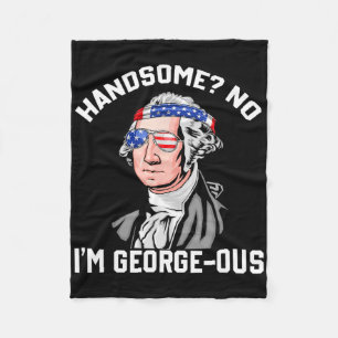 Cobertor De Velo Belo Não George Washington 1776 Engraçado 4 de Jul