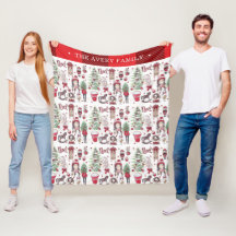 Belo Natal de Watercolor Vermelha