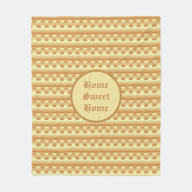 Cobertor De Velo Belo padrão geométrico (Frente)