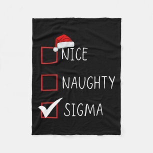 Cobertor De Velo Belo Sigma List Santa Claus Engraçado Sarcasti