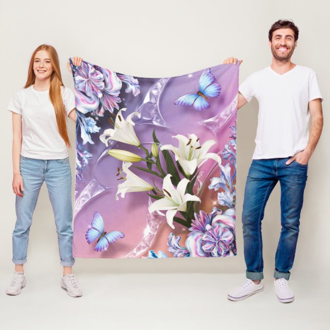 Cobertor De Velo Belos Flores Abstrato Florais #11 (In Situ)