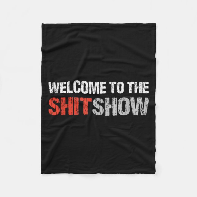 Cobertor De Velo Bem-vindo ao Show _ Humor com Palavrões (Frente)