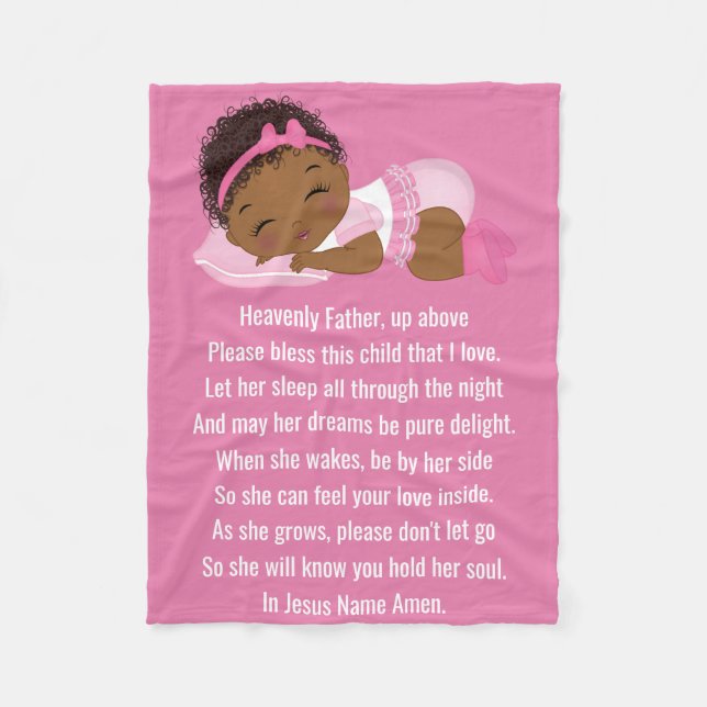 Cobertor De Velo Bênção - Folheto, 60"x80" (Frente)