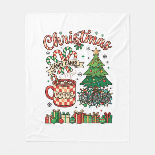 Cobertor De Velo Bengalas de Natal Cacau Caos Árvore Caneca Present
