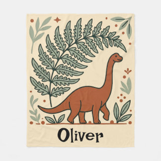 Cobertor De Velo Berçário de Dinossauro Boho Fofo