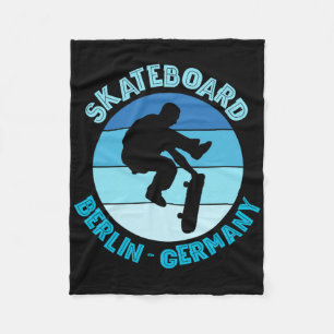 Cobertor De Velo Berlim Alemanha Skatista Urna Skate 