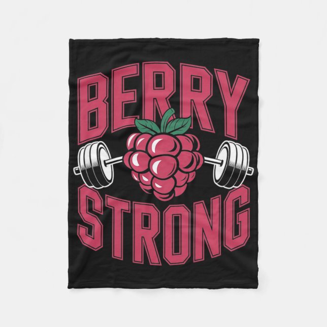 Cobertor De Velo Berry Strong - Edifício de porcos para levantament (Frente)