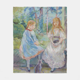 Cobertor De Velo Berthe Morisot - Jovens Meninas à Janela
