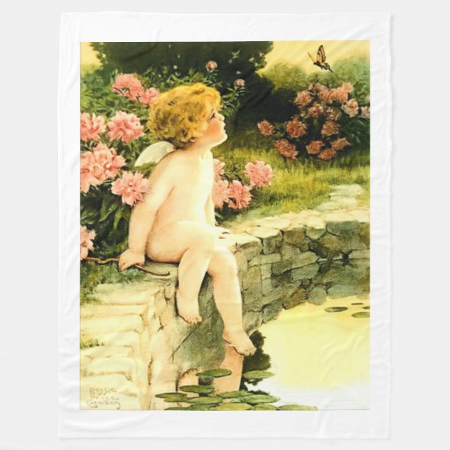 Cobertor De Velo Bessie Bessie Pease Gutmann Art (Frente)