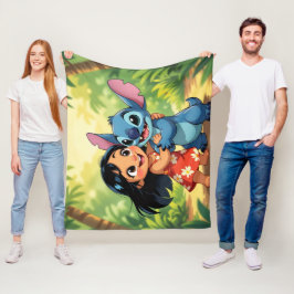 Cobertor De Velo Beste Freunde fürs Leben – Lilo & Stitch