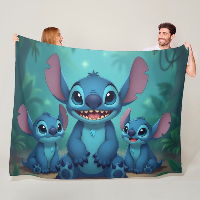Cobertor De Velo Beste Freunde fürs Leben – Lilo & Stitch   (In Situ)