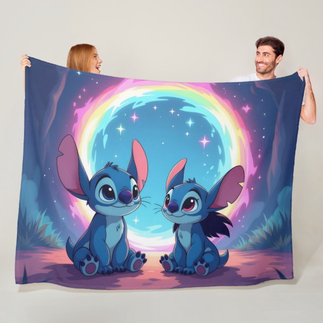 Cobertor De Velo Beste Freunde fürs Leben – Lilo & Stitch   (In Situ)