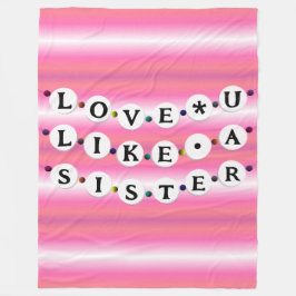 Cobertor De Velo Bestie Bracelet - Design de Amizade (18 Miçangas)