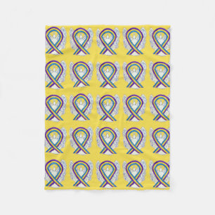 Cobertor De Velo Bexiga Cancer Sensibilização Fita anjo
