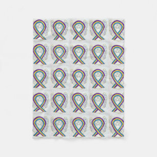 Cobertor De Velo Bexiga Cancer Sensibilização Fita anjo