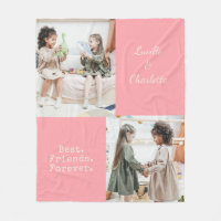 BFF Personalizado Bonito Dois Fotografias Rosa Mel