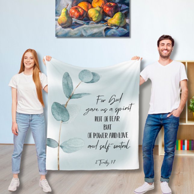 Cobertor De Velo Bible verse  fleece blanket (Criador carregado)