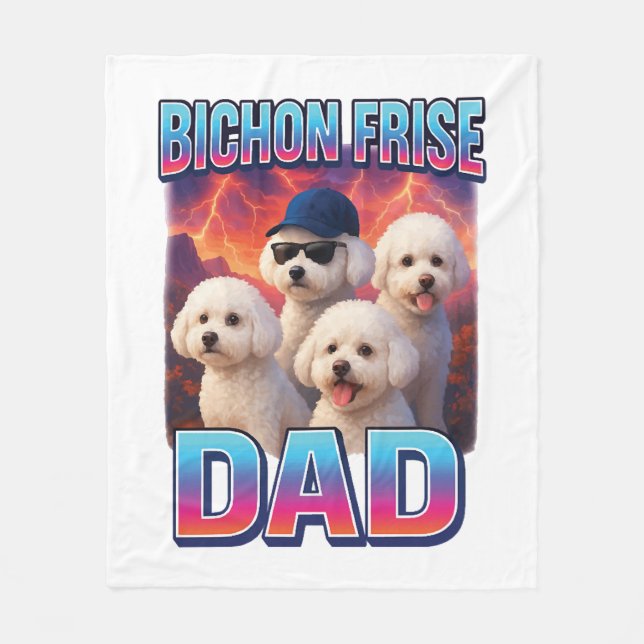 Cobertor De Velo Bichon Frisé (Frente)