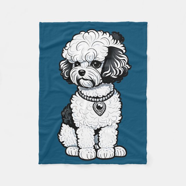 Cobertor De Velo Bichon Frise (Frente)