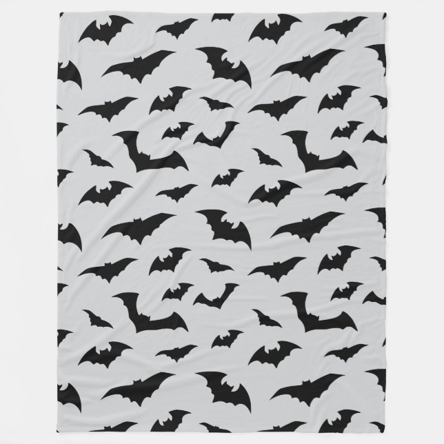 Cobertor De Velo Bichos de Pelúcia de Morcegos para o Halloween (Frente)