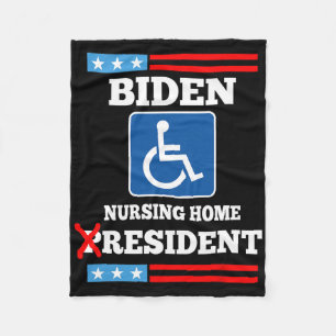 Cobertor De Velo Biden Residente de Casa de Repouso Engraçado Anti 