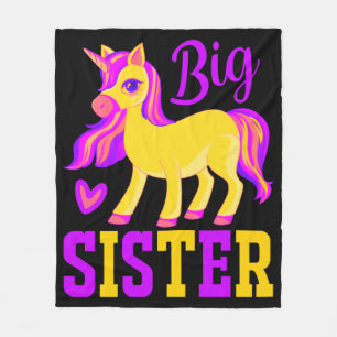 Cobertor De Velo Big Sister Magical Unicorn