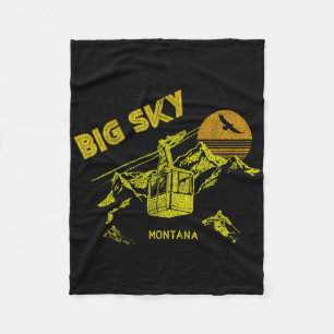 Cobertor De Velo Big Sky Montana em Leve de Pé Retroativo