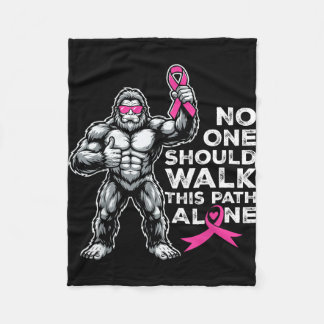 Cobertor De Velo Bigfoot breast cancer awareness kids men women