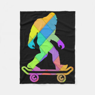 Cobertor De Velo Bigfoot Tie Dye Hippie Skateboarders Sasquatch Ska