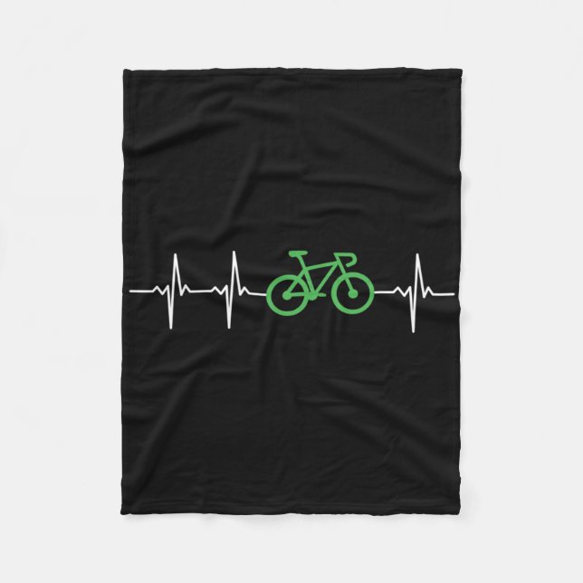 Cobertor De Velo Bike Sinus Rhythm Heartbeat Love Biking Velo Cycli (Frente)