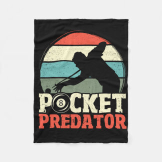 Cobertor De Velo Billiards Pocket Predator 8 Ball Homens Engraçados
