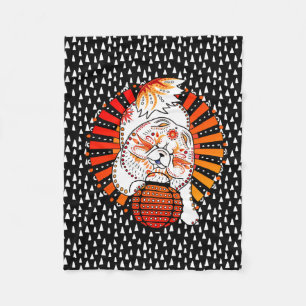 Cobertor De Velo BINDI MI TANG - Chow - Year of the Dog blanket