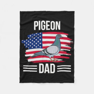 Cobertor De Velo Bird USA Flag 4° De Julho Dia de os pais Pigeon Pa