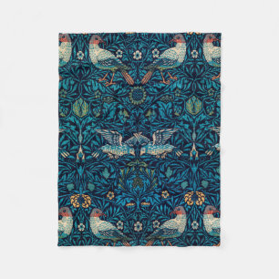 Cobertor De Velo Birds (Vintage Floral Pattern) (por William Morris