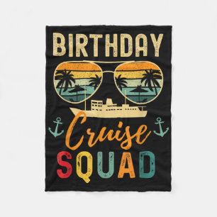 Cobertor De Velo Birthday Cruise Shirts 2025 Férias da Família Esqu