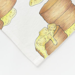 Cobertor De Velo Biscoitos e Comida de café da manhã sulista de sal